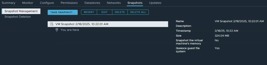 Virtual Machine Snapshots Quiescing Guest File System Not Completing ...