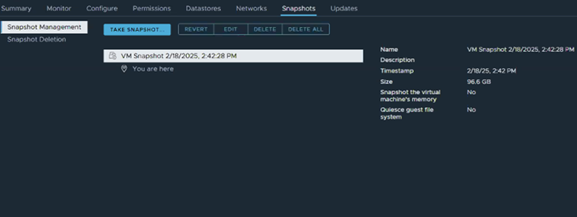 Virtual Machine Snapshots Quiescing Guest File System Not Completing ...